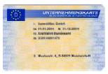 Unternehmenskarte