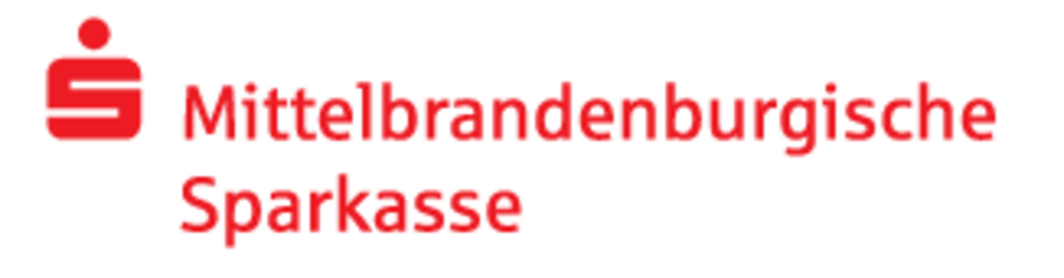 Logo mit der Aufschrift "Mittelbrandenburgische Sparkasse"