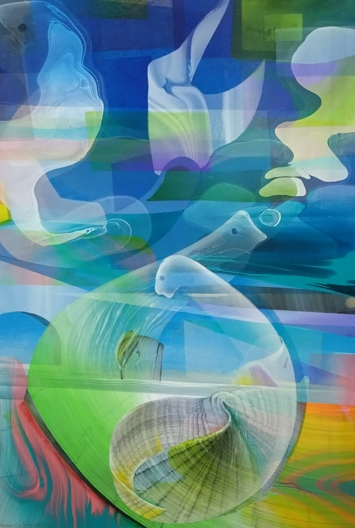 Klick öffnet Bildbetrachter; abstraktes Gemälde