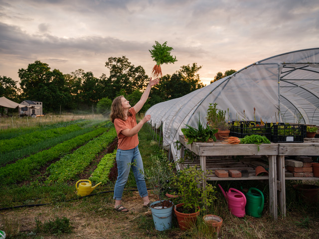 Ein Kampagnenmotiv: Sophia Johannisson vom Albertinenhof, ©Gordon Welters