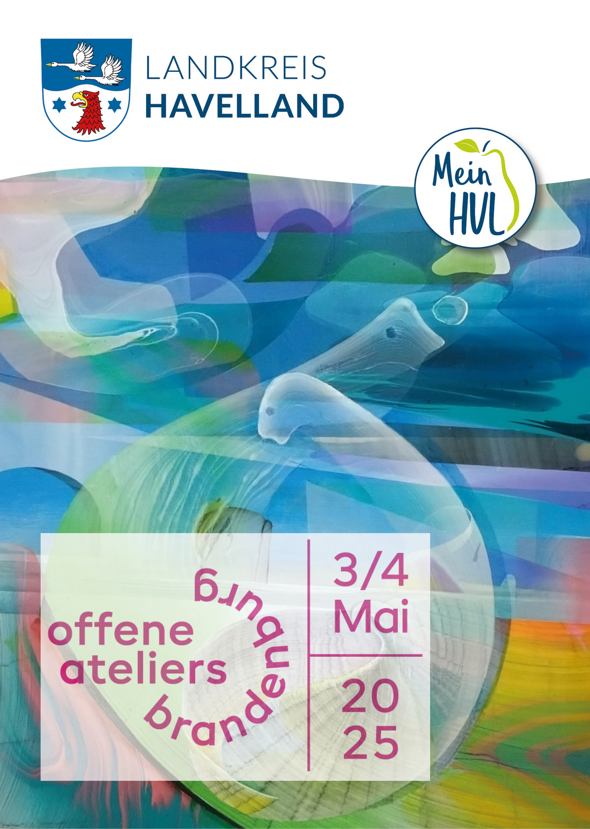 Klick öffnet pdf; Offene Ateliers 2025 Havelland