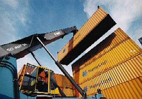 Bild Containerverladung (Logistik)