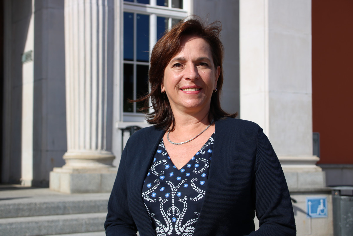 Barbara Richstein, die Vorsitzende des havelländischen Kreistages.