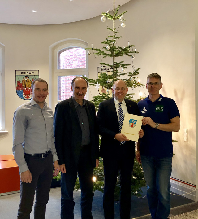 Unterzeichnung der jährlichen Fördervereinbarung