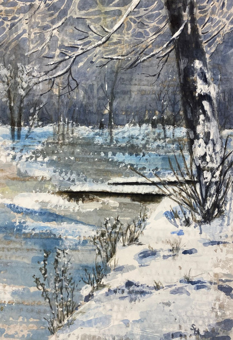 Klick öffnet Bildbetrachter; Winterlandschaft