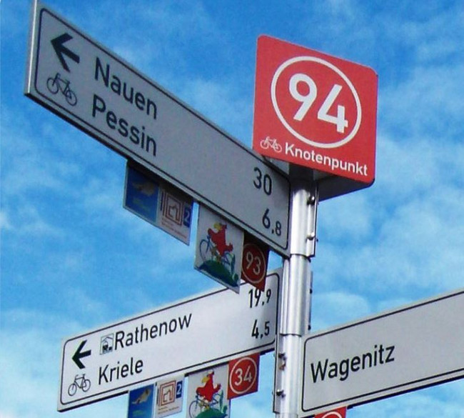 Klick öffnet Seite; Wegweiser