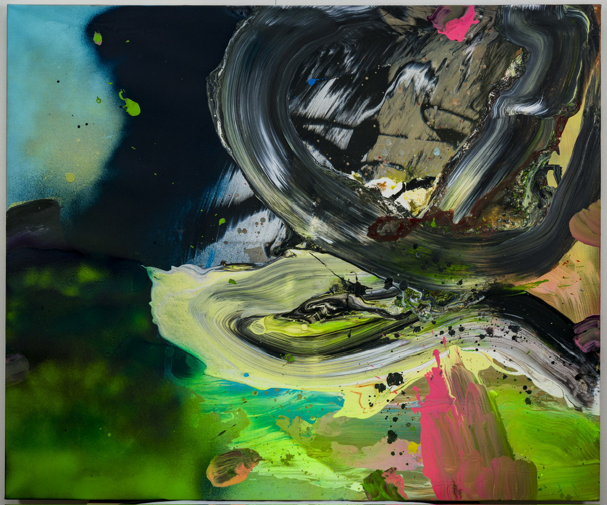 Klick öffnet Bildbetrachter; Bild in grün und schwarz