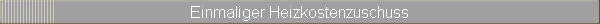 Einmaliger Heizkostenzuschuss