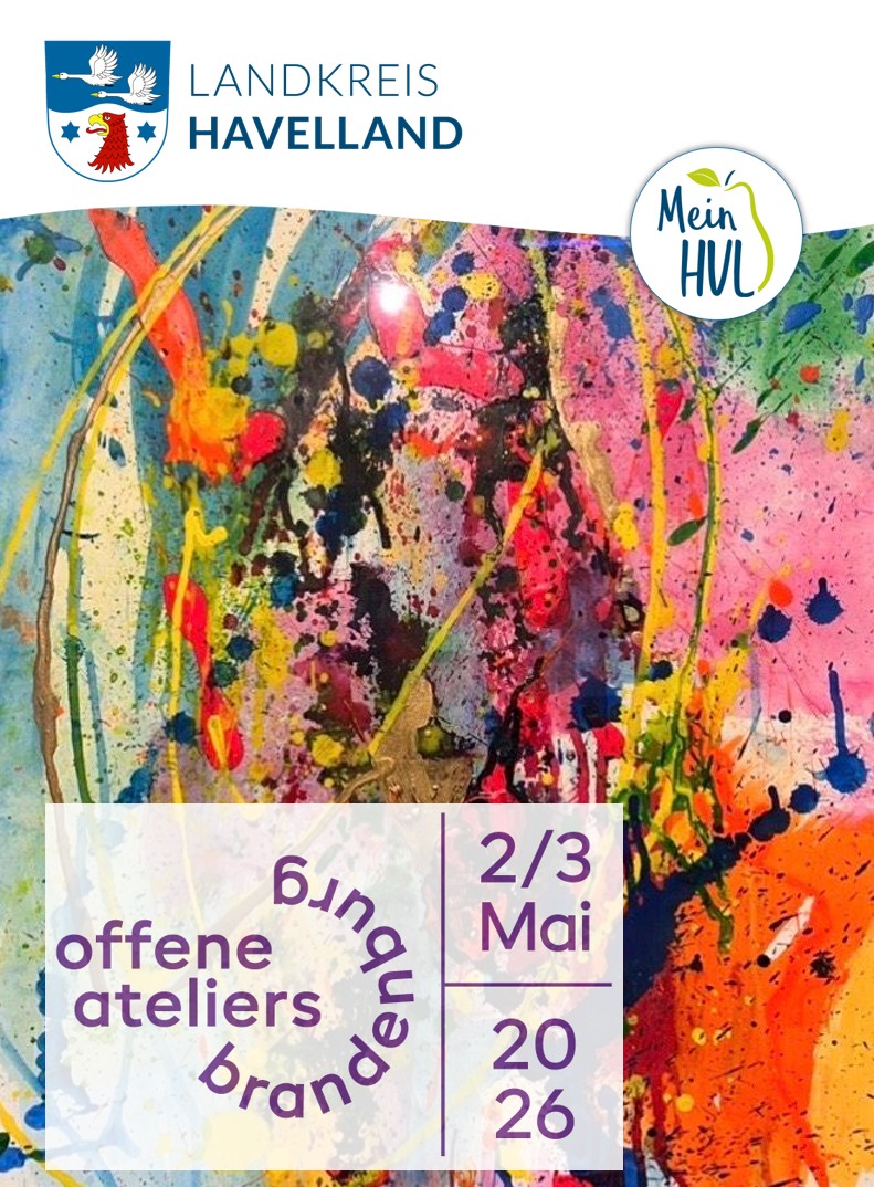 Klick öffnet pdf; Offene Ateliers 2026 Havelland