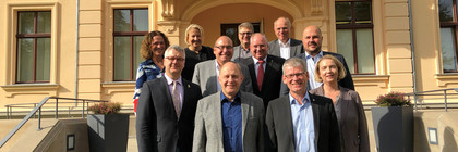 Der Landkreis pflegt einen engen Kontakt zum Partnerbezirk Spandau. Auf einem Arbeitstreffen tauschte man sich zu aktuellen Themen aus, ©Landkreis Havelland