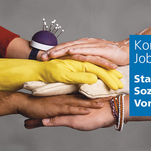 Sechs Menschen aus unterschiedlichen Berufsgruppen packen gemeinsam an