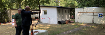 Landrat zu Besuch bei der Nennhausener Schützengilde