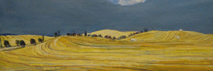 Werner Haselhuhn - Abgeerntete Felder