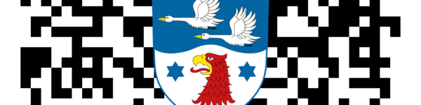 Ein QR-Code mit dem Landkreis-Wappen in der Mitte.