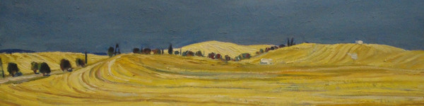 Werner Haselhuhn - Abgeerntete Felder