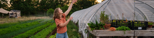 Ein Kampagnenmotiv: Sophia Johannisson vom Albertinenhof, ©Gordon Welters
