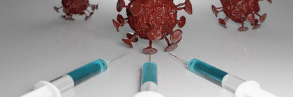 Symbolfoto mit drei Impfspritzen.