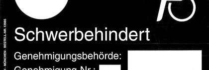 Dieser Parkausweis ist ab 1. Januar 2011 nicht mehr gültig!