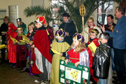 Die Sternsinger besuchten auch 2012 das Kreishaus in Rathenow.