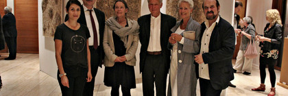 Sabina Matthus-Bébié, Martin Gorholt, Ulrike Hogrebe, Gerhard Göschel und seine Frau Annette Göschel, Helmut Zapf (v.l.)