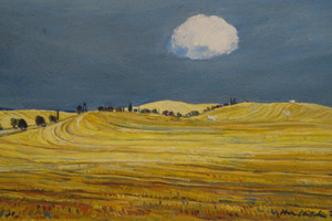 Werner Haselhuhn - Abgeerntete Felder