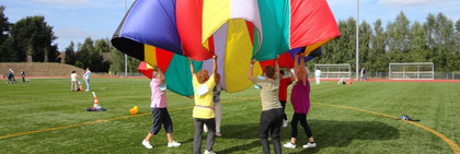 Senioren auf dem 2. Havelländischen Seniorensportfest 2012