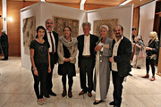 Sabina Matthus-Bébié, Martin Gorholt, Ulrike Hogrebe, Gerhard Göschel und seine Frau Annette Göschel, Helmut Zapf (v.l.)
