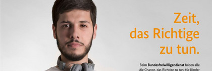 Klick öffnet Text; junger Mann