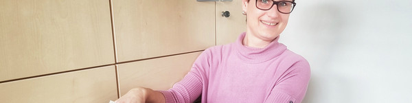 Jana Suck vom Sachbereich Unterhaltsvorschuss bereitet sich auf den Umzug nach Nauen vor, © Landkreis Havelland