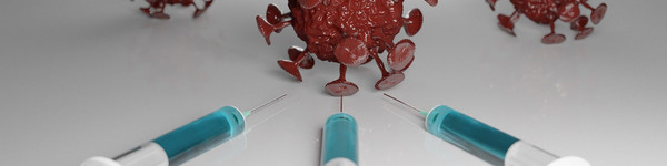 Symbolfoto mit drei Impfspritzen.