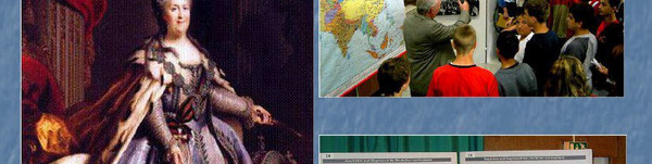 Plakat zur Ausstellung "250. Jahrestag des Manifestes der Zarin Katharina II"