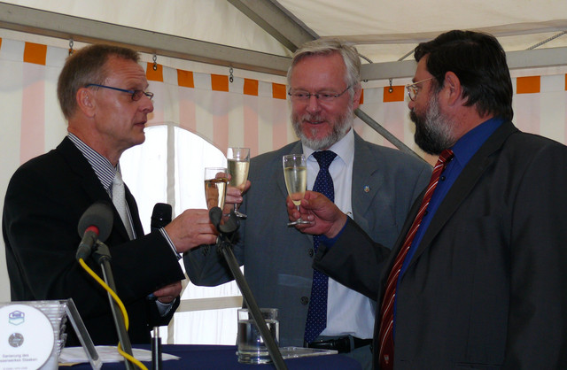 Feierliche Inbetriebnahme des sanierten Wasserwerkes Staaken