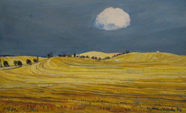 Werner Haselhuhn - Abgeerntete Felder