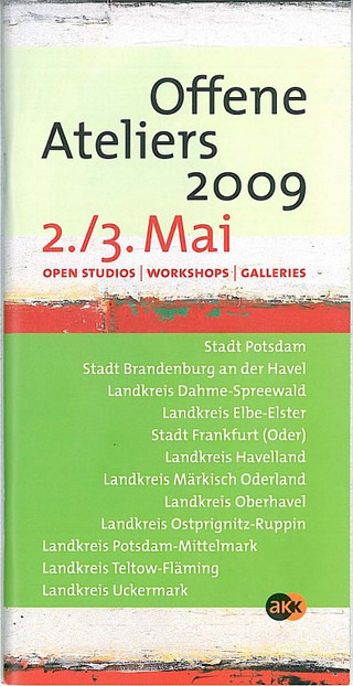 Broschüre "Offene Ateliers 2009"