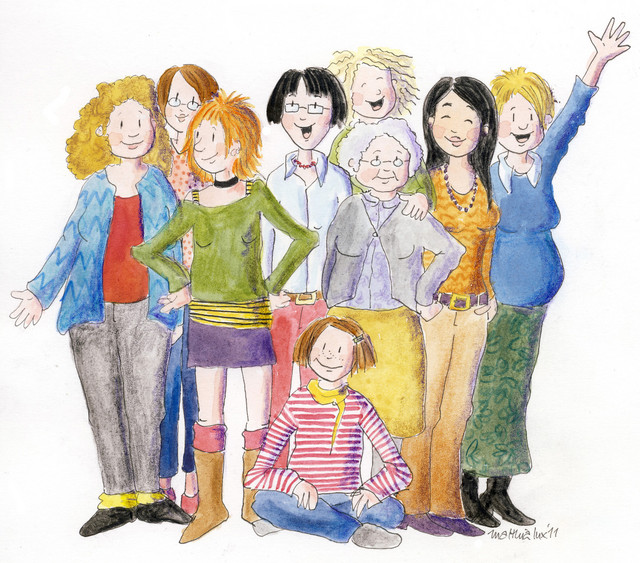 Das Logo der Frauenwoche 2013 (Illustration Matthia Lux)