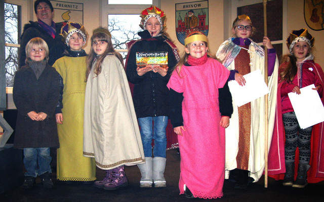 Dreikönigssingen 2015 im Kreishaus Rathenow