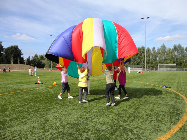 Auf dem 2. Havelländischen Seniorensportfest